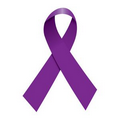 Purple Awareness Ribbon Temporary Tattoo